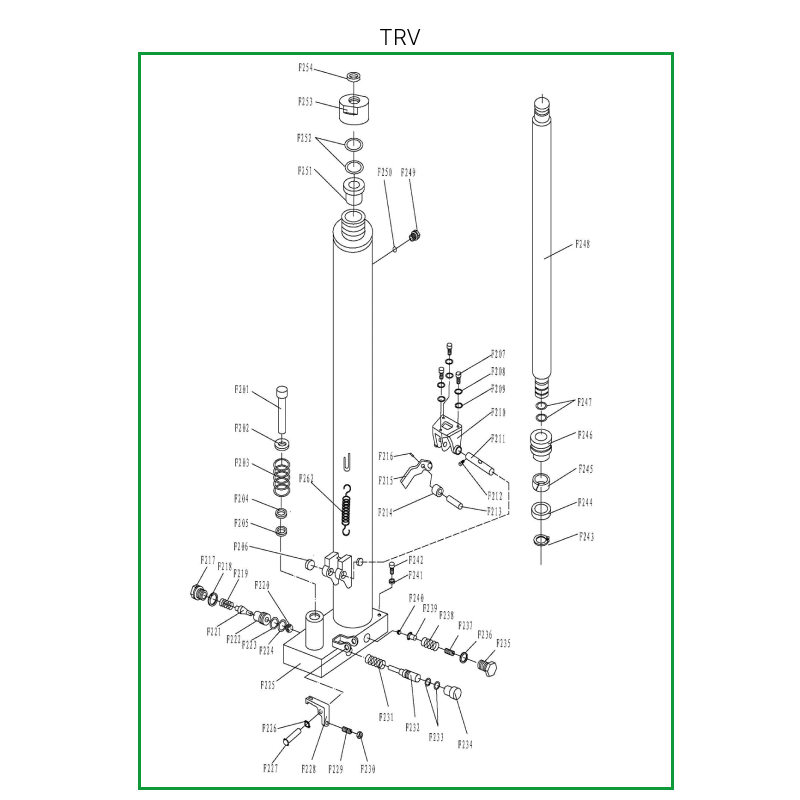 Гидроузел в сборе для TRV1025